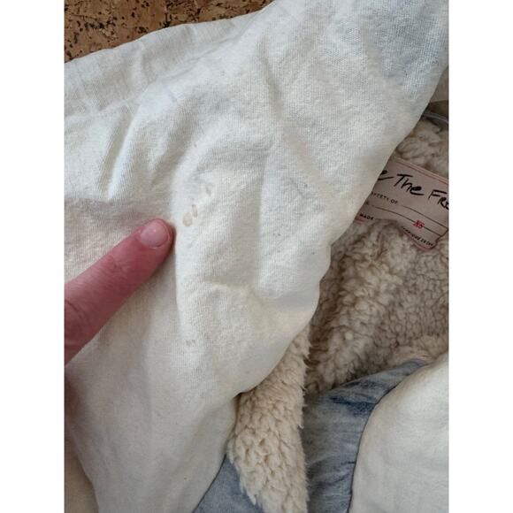 Free People Blue and Cream Vest - Picture 13 of 13